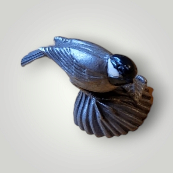 Vintage 1984 Miniature GS Fine Pewter Blue Jay  32 - Picture 1 of 13